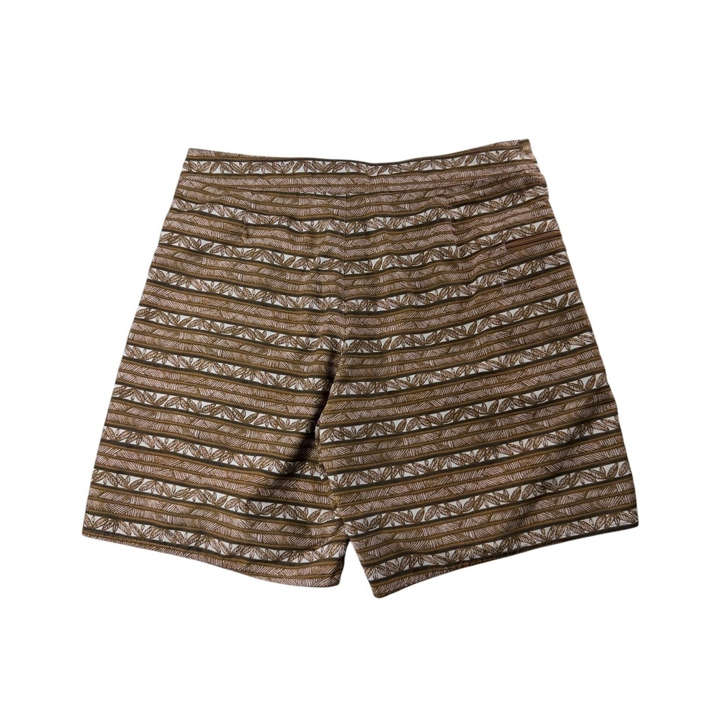 Patagonia Mens Minimalist Wavefarer Board Shorts 34 Brown Tapa Stripe 86769 NWT - Picture 2 of 14